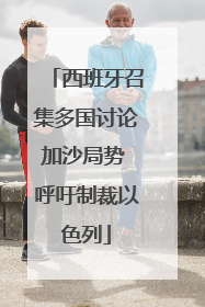 西班牙召集多国讨论加沙局势 呼吁制裁以色列