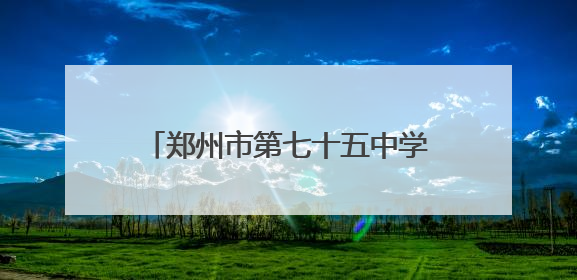 郑州市第七十五中学（小学部）：哪吒闹游园 智勇闯通关