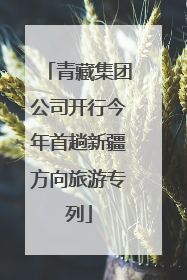 青藏集团公司开行今年首趟新疆方向旅游专列