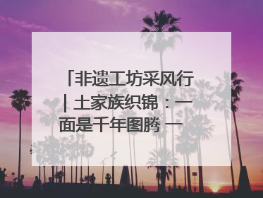 非遗工坊采风行｜土家族织锦：一面是千年图腾 一面是幸福画卷