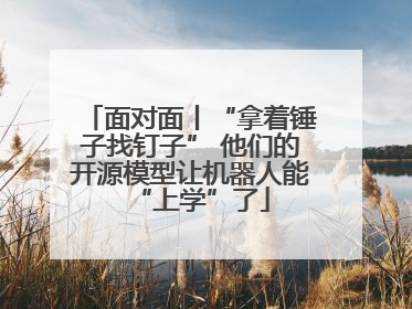 面对面丨“拿着锤子找钉子” 他们的开源模型让机器人能“上学”了