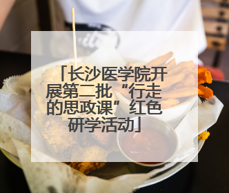 长沙医学院开展第二批“行走的思政课”红色研学活动