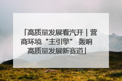高质量发展看汽开｜营商环境“主引擎” 轰响高质量发展新赛道