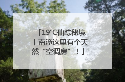 19℃仙踪秘境丨南漳这里有个天然“空调房”！