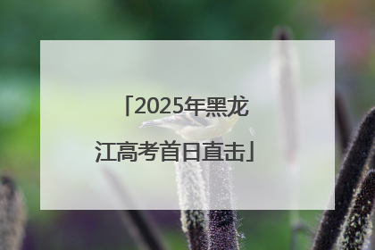 2025年黑龙江高考首日直击