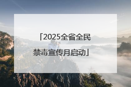 2025全省全民禁毒宣传月启动