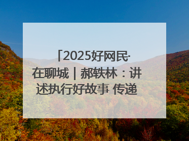 2025好网民·在聊城｜郝轶林：讲述执行好故事 传递司法正能量