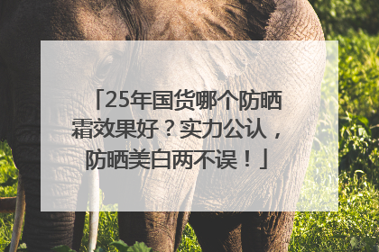 25年国货哪个防晒霜效果好？实力公认，防晒美白两不误！